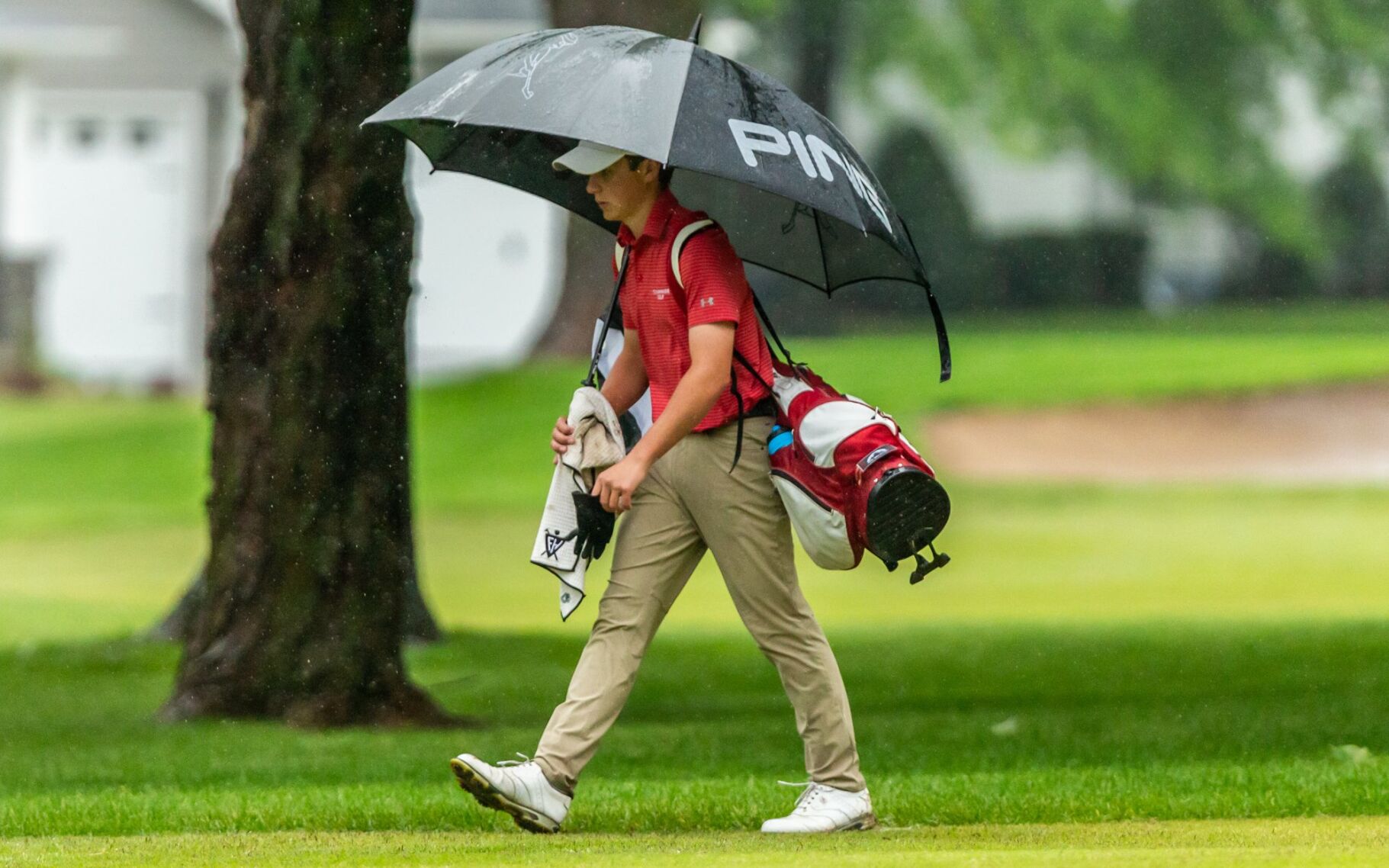 Class 5 boys golf state tournament, Round 1